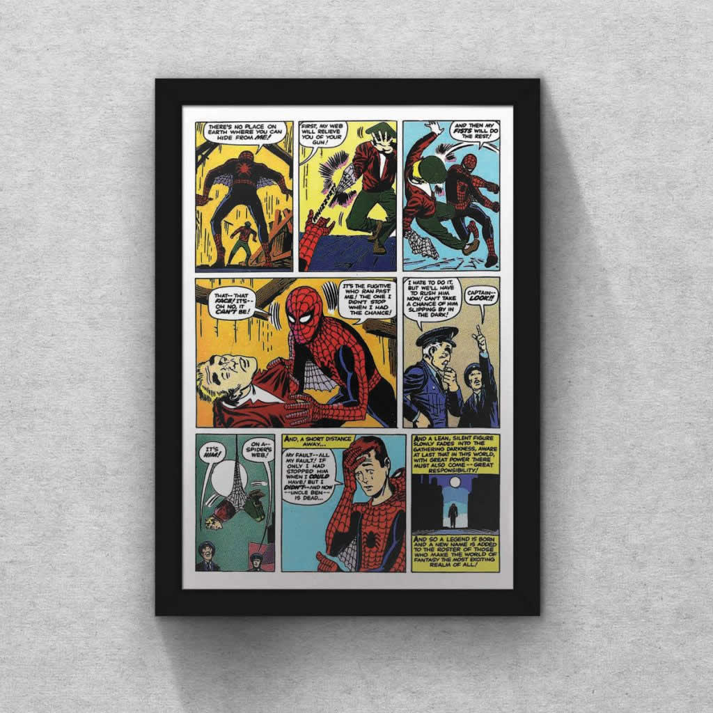 Quadro Decorativo Homem-Aranha